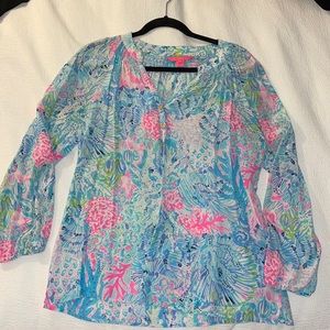 Lilly Pulitzer Top. Size L
